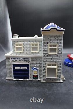 Department 56 Uptown Motors Ford Dealership Snow Village Christmas