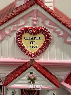Department 56 Valentine's Day Chapel of Love & The Happy Couple Snow Village