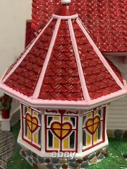 Department 56 Valentine's Day Chapel of Love & The Happy Couple Snow Village