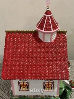 Department 56 Valentine's Day Chapel of Love & The Happy Couple Snow Village