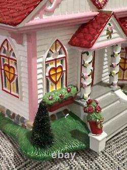 Department 56 Valentine's Day Chapel of Love & The Happy Couple Snow Village