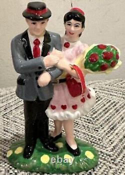Department 56 Valentine's Day Chapel of Love & The Happy Couple Snow Village