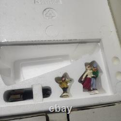 Department 56 Village Animated Rockefeller Plaza Skating Rink In Original In Box