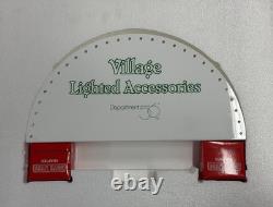 Department 56 Village Retail Store Front POP Lighted Accessories Display
