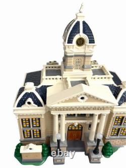 Department 56 Village Town Hall Original Snow Village 55044 Rare Storage Flaws