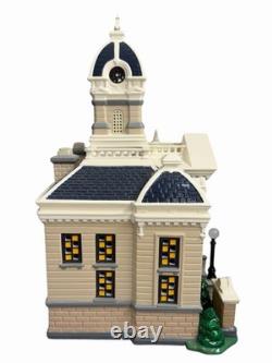 Department 56 Village Town Hall Original Snow Village 55044 Rare Storage Flaws