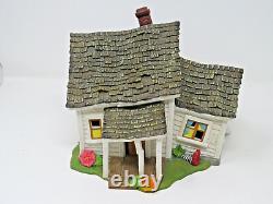 Department 56 Wizard Of Oz Dorothy's House In Munchkinland 4 Piece Set HTF