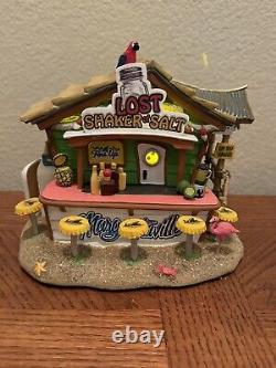 Department 56 margaritaville village Set Of 3 Buildings And 3 Figures Retired