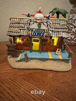 Department 56 margaritaville village Set Of 3 Buildings And 3 Figures Retired
