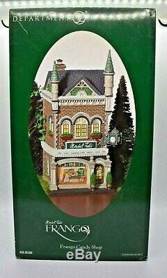 Dept 56 06300 Marshall Field FRANGO Candy Shop Store Christmas Village NEW