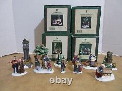 Dept. 56 1995 Dickens Twelve Days Of Christmas Complete Set Of 12 Excellent