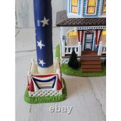 Dept 56 35369 Fourth Of July Lighted House village accessory House