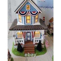 Dept 56 35369 Fourth Of July Lighted House village accessory House