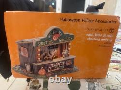 Dept 56 4036589 cats bats rats NEW Shooting Gallery range animated Village Hallo