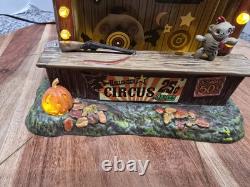 Dept 56 4036589 cats bats rats Shooting Gallery range animated Village Halloween