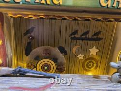 Dept 56 4036589 cats bats rats Shooting Gallery range animated Village Halloween
