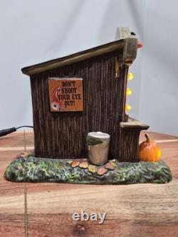 Dept 56 4036589 cats bats rats Shooting Gallery range animated Village Halloween