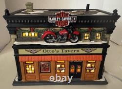 Dept 56 4042393 Christmas in the City Otto's Harley Tavern RETIRED
