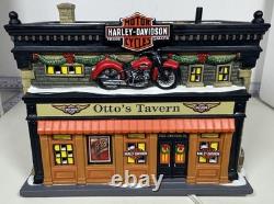 Dept 56 4042393 Christmas in the City Otto's Harley Tavern RETIRED