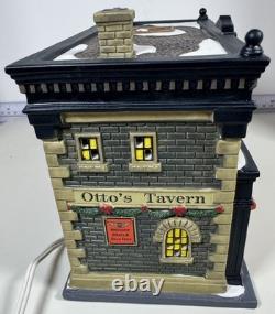 Dept 56 4042393 Christmas in the City Otto's Harley Tavern RETIRED