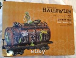 Dept 56 4042419 Haunted Rails toxic waste car Halloween Village in original box