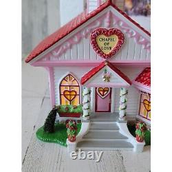 Dept 56 55354 Chapel Of Love snow village accessory Xmas Valentine