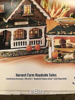 Dept 56 55606 Harvest Farm Roadside Sales House Snow Village Autumn Fall New