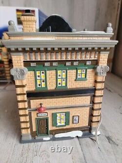 Dept 56 55614 Sharky's pool hall tournament RARE snow village accessory
