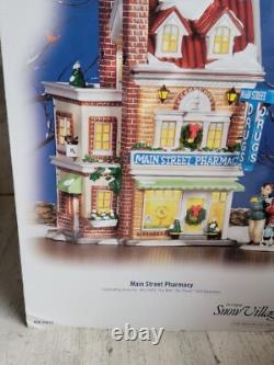 Dept 56 55615 Main Street Pharmacy Snow village accessory Xmas