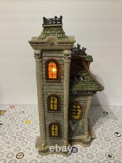 Dept 56 58213 Accents Haunted House Scene Halloween Illuminations Rare No Box