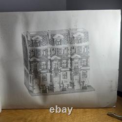 Dept 56 #5961-7 Sutton Place Brownstones 1987 Christmas In The City