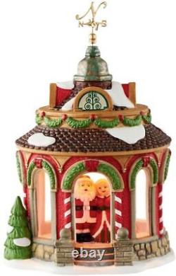 Dept 56 ANNIVERSARY GAZEBO, NORTH POLE CHEERS TO 40 YEARS! 4050966 D56 LE New