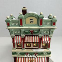 Dept 56 A Christmas Story Pulaski's Candy Shop WORKING RARE/RETIRED - READ