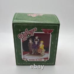 Dept 56 A Christmas Story WATCHING THE PARADE Family Figurine Retired Rare