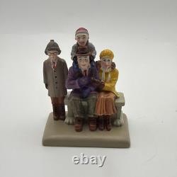 Dept 56 A Christmas Story WATCHING THE PARADE Family Figurine Retired Rare