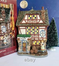 Dept 56 Accents GERMAN BEER HALL SCENE! Cheers, Prost, Ale, Rare