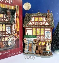 Dept 56 Accents GERMAN BEER HALL SCENE! Cheers, Prost, Ale, Rare