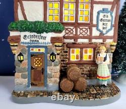 Dept 56 Accents GERMAN BEER HALL SCENE! Cheers, Prost, Ale, Rare