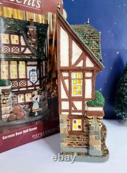 Dept 56 Accents GERMAN BEER HALL SCENE! Cheers, Prost, Ale, Rare