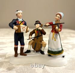 Dept 56 Alpine Christmas Market Musicians #4044786 MIB RARE