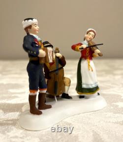 Dept 56 Alpine Christmas Market Musicians #4044786 MIB RARE