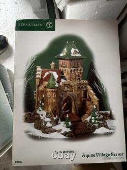 Dept 56 Alpine Village Castle Wolfstein PERFECT CONDITION! A34