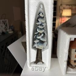 Dept 56 Alpine Village Lot Bakery, Wurst x2, Gasthof Eisl, Sport Laden + Tree