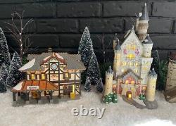 Dept 56 Alpine Village Reit Train Station EUC VERY RARE Boxed Retired