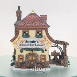 Dept 56 Alpine Village SCHULTZ'S FRANKFURT'S WURST RESTAURANT 799904 Christmas