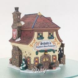 Dept 56 Alpine Village SCHULTZ'S FRANKFURT'S WURST RESTAURANT 799904 Christmas