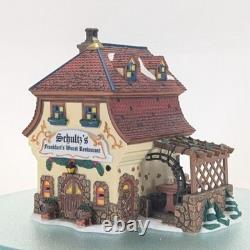 Dept 56 Alpine Village SCHULTZ'S FRANKFURT'S WURST RESTAURANT 799904 Christmas