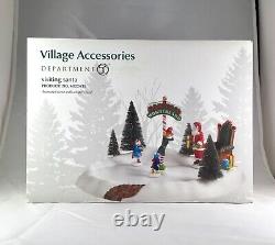 Dept 56 Animated VISITING SANTA 4022431 Village Accessories DEPARTMENT D56 New