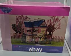 Dept 56 BARBIE DREAM HOUSE Lighted Decorative Porcelain Building Damaged