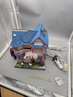 Dept 56 BARBIE DREAM HOUSE Lighted Decorative Porcelain Building Damaged